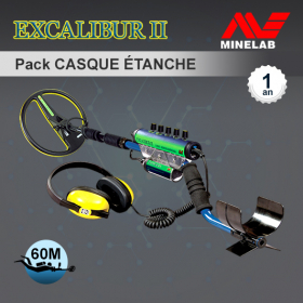 Excalibur 2 Minelab - Pack Casque Étanche