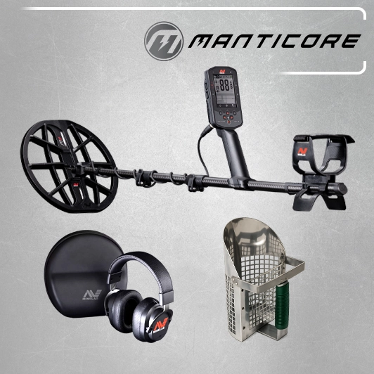 Minelab Manticore : le détecteur avec un système cartographie en 2D