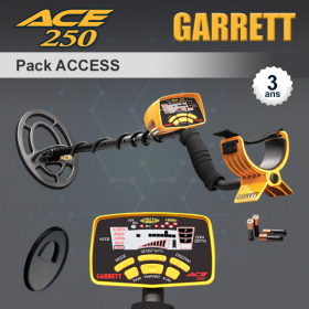 Les prospecteurs débutants peuvent maîtriser en quelques minutes, toutes les fonctionnalités du détecteur Garrett Ace 250.