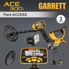L'Ace 300i Garrett est doté d'une fonction "Iron Audio" permettant la détection ciblée d'objets métalliques ferreux.